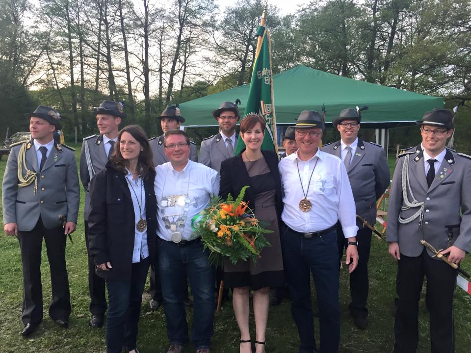 2015-Königspaar Miky Pytlik und Maries Heisterkamp