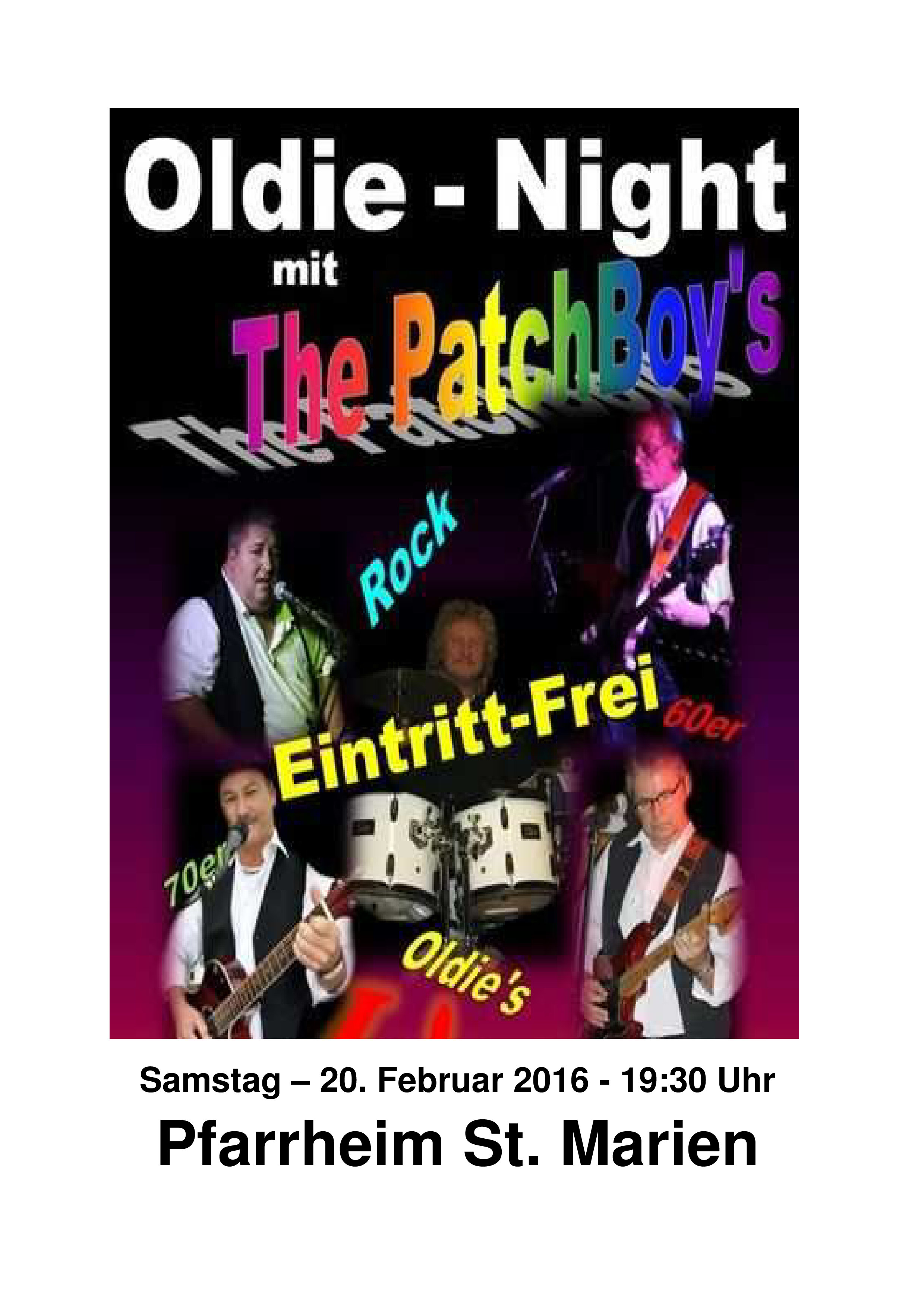 The Patch Boys Aushang DIN A4